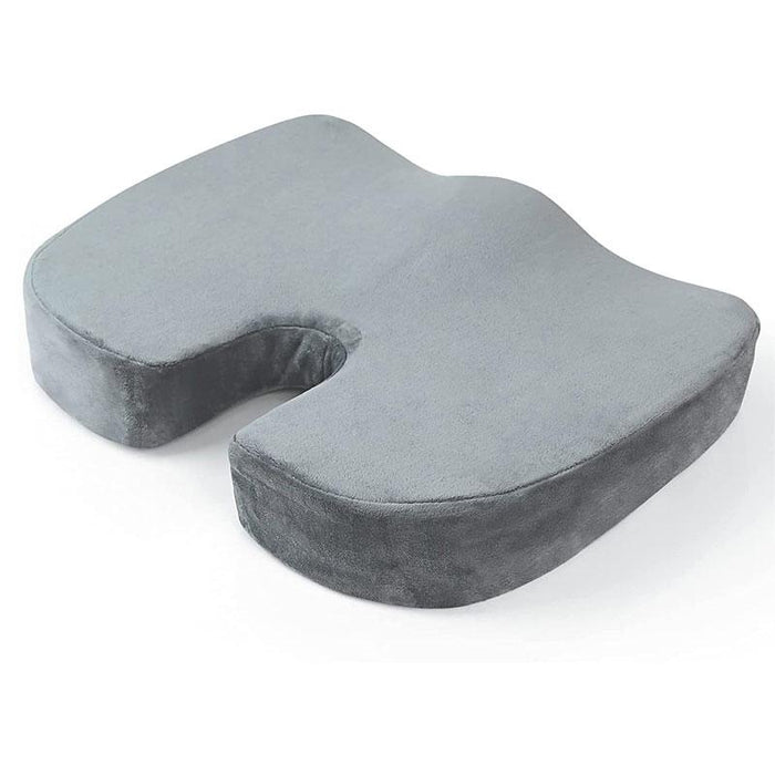 Ergonomic Seat Cushion (Memory Foam + Gel Pad)