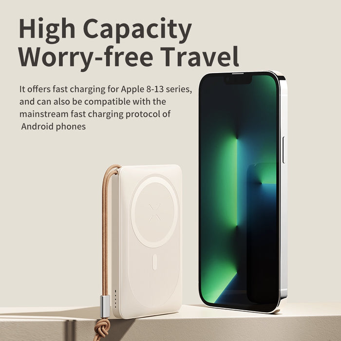 Rock Space P89 Magnetic Wireless PD20W Fast Charging Powerbank