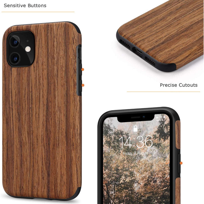 Rock iPhone 11 Origin Wooden Case
